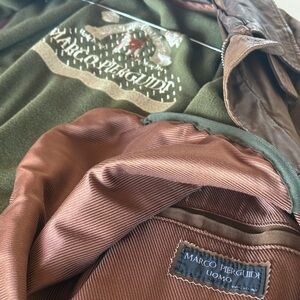 Marco Perguidi Uomo Leather Coat – Made in Italy – L